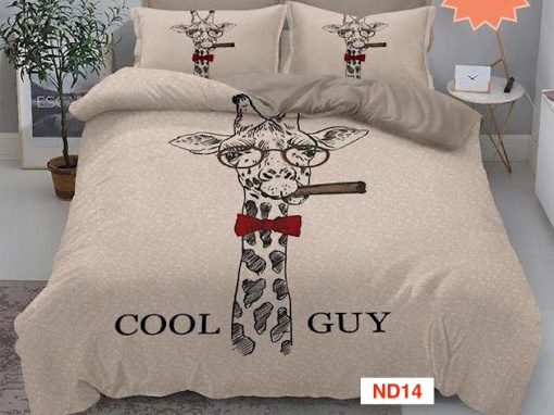 Lenjerii de pat cu imprimeu 5D, 6 piese, identice cu poza, cod ND14