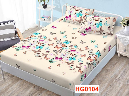 Cearceaf Din Finet Cu Elastic Si 2 Fete De Perna HG0104