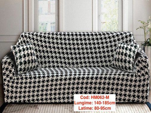 Huse Elastice Pt Canapele 140-185cm Marime M Cod HM062-M