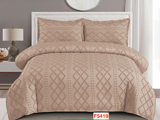 Lenjerii de pat din finet cu 4 piese pt cadou F5419