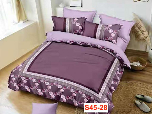 Lenjerii Din Catifea Cu 6 Piese Pt Pat Dublu Cod S45-28
