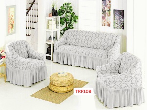 Huse Elastice Pt Canapea si 2 Fotolii Jacquard Cod TRF109