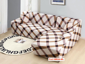 Huse Elastice Pt Coltare De 5 Locuri, Din 2 Piese, Cod HM044-ML
