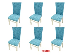 Huse Elastice Pt Scaune, Universale, 6 Buc./Set, Jacquard, Cod TRS105