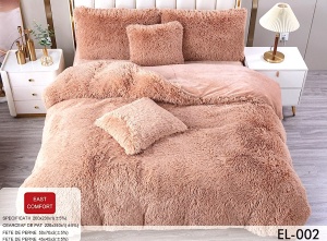 Lenjerii Cocolino Pufoase (Fluffy) Cu 6 Piese Pt Pat Dublu EL002