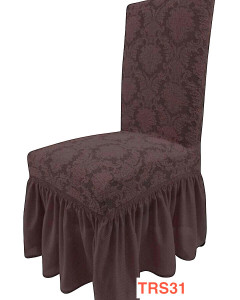 Huse Elastice Pt Scaune, Universale, 6 Buc./Set, Jacquard, Cod TRS31