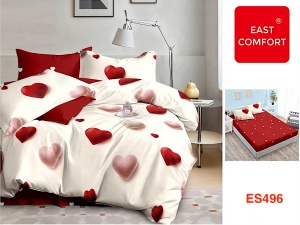 Lenjerii de pat cu elastic, 6 piese cod ES496