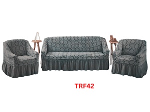 Huse Elastice Pt Canapea si 2 Fotolii Jacquard Cod TRF42