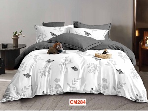Lenjerii de pat dublu din finet cu 6 piese Cod CM284