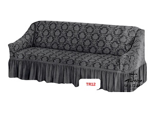 Huse Elastice Din Jacquard Cu Volan Pt Canapele 185-220cm Cod TR12-L