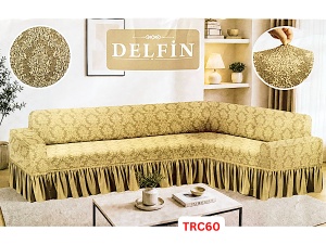 Huse Elastice Pt Coltare De 5 Locuri, 350-450cm, Jacquard, Cod TRC60