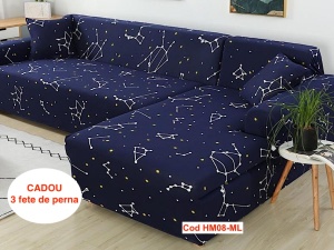 Huse Elastice Pt Coltare De 5 Locuri, Din 2 Piese, Cod HM08-ML