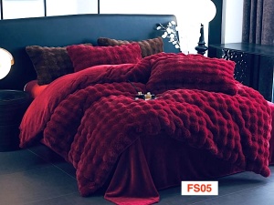 Lenjerii Cocolino Cu 4 Piese Imitatie Blaniță De Iepure FS05