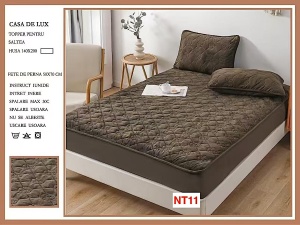 Huse De Pat Topper Cu Elastic Si 2 Fete De Perna, 140X200, NT11