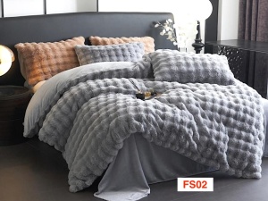 Lenjerii Cocolino Cu 4 Piese Imitatie Blaniță De Iepure FS02