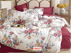 Lenjerii de pat dublu din finet cu 6 piese CM537