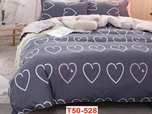 Lenjerii Din Bumbac Satinat Cu 4 Piese Pucioasa 