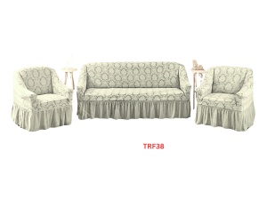 Huse Elastice Pt Canapea si 2 Fotolii Jacquard Cod TRF38