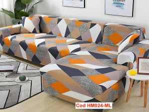 Huse Elastice Pt Coltare De 5 Locuri, Din 2 Piese, Cod HM024-ML