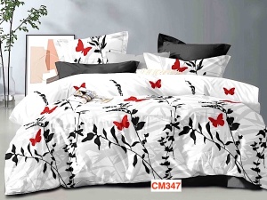 Lenjerii de pat dublu cu 6 piese Cod CM347