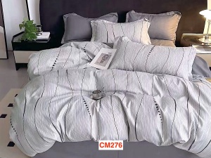 Lenjerii de pat dublu din finet cu 6 piese Cod CM276