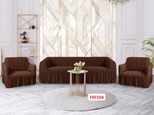 Huse Elastice Pt Canapea si 2 Fotolii Jacquard Cod TRF108