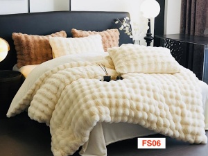 Lenjerii Cocolino Cu 4 Piese Imitatie Blaniță De Iepure FS06
