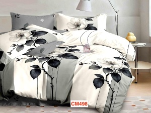 Lenjerii de pat dublu din finet cu 6 piese CM498