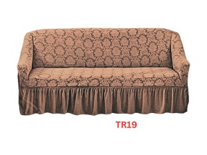 Huse Elastice Din Jacquard Cu Volan Pt Canapele 185-220cm Cod TR19