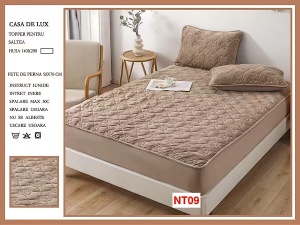 Huse De Pat Topper Cu Elastic Si 2 Fete De Perna, 140X200, NT09