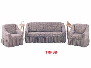Huse Elastice Pt Canapea si 2 Fotolii Jacquard Cod TRF39