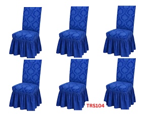 Huse Elastice Pt Scaune, Universale, 6 Buc./Set, Jacquard, Cod TRS104