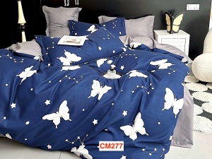 Lenjerii de pat dublu din finet cu 6 piese Cod CM277