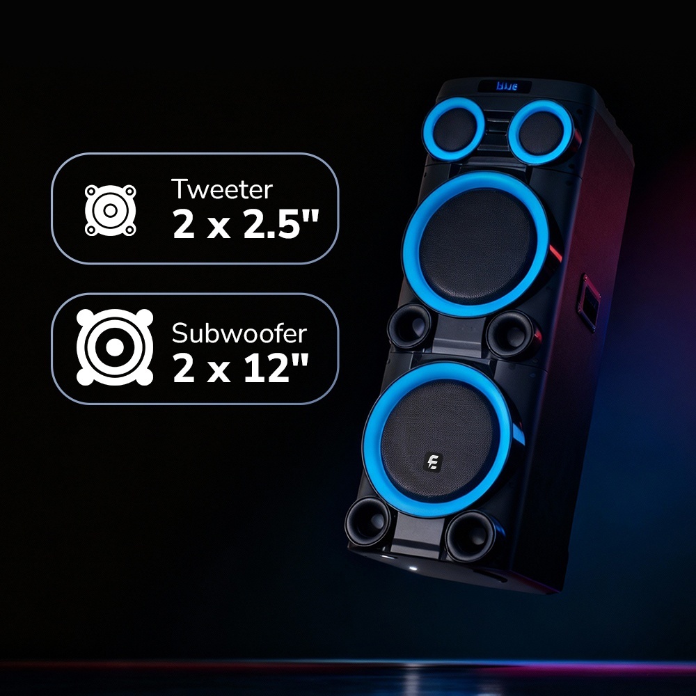 Boxa Karaoke Monster Party M200, Putere 400W, Microfon Wireless Inclus