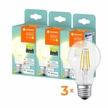 Set 3 Becuri LED Ledvance dimabil SMART+ A60