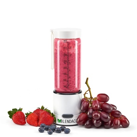Blender portabil cu USB Blendaco, 0.45L, Alb