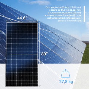 Panou Solar Fotovoltaic Monocristalin Canadian Solar 550W - Img 4