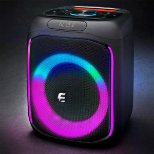 Boxa Portabila E-Boda The Vibe 610 PRO, Bluetooth 5.0, Autonomie 6 ore, Efecte luminoase RGB, TWS, Negru - Img 3