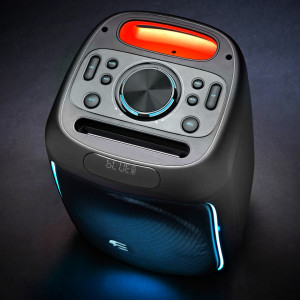 Boxa Portabila E-Boda The Vibe 610 PRO, Bluetooth 5.0, Autonomie 6 ore, Efecte luminoase RGB, TWS, Negru - Img 4