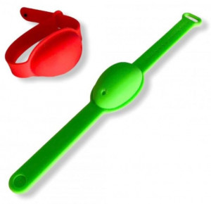 Bratara cu dispenser pentru gel dezinfectant, unisex, pentru copii si adulti