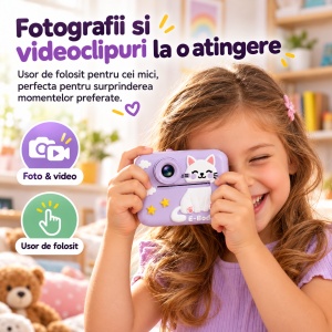 Aparat foto Instant E-Boda Happy Print 100, verde - Img 6