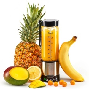 Blender portabil cu USB Blendaco, 0.45L, Gri