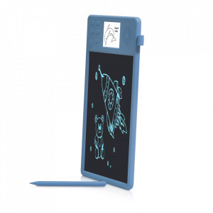 Tableta Grafica pentru Copii E-Boda Funboard GT10, Afisaj LCD, Cu Difuzor, Bilingv Romana-Engleza, Albastru