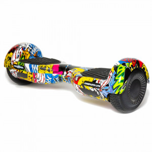 Hoverboard Freewheel Complete Lite Galben - Autonomie 8-12 Km, Bluetooth, LED-uri, Difuzoare - Img 3