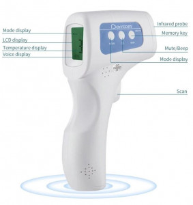 Termometru digital medical, Berrcom, JXB-178, Infrarosu, Non-Contact, Acreditat ANMDMR - Img 3