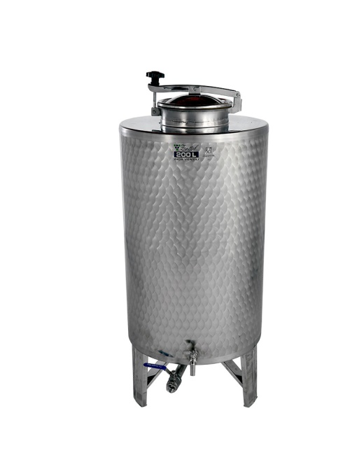 Cisterna inox distilate cu gura de vizitare 100L - ZOTTEL