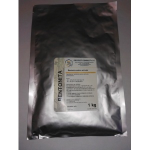 Bentonita sodica granulata, 1kg