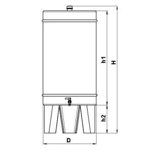 Cisterna inox distilate 30L - ZOTTEL - Img 2