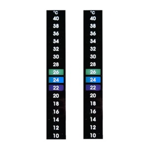 Termometru autoadeziv vertical cu cristale lichide , 10 - 40°C