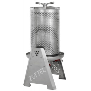Hidropresa struguri, fructe, 100L, inox - ZOTTEL - Img 3